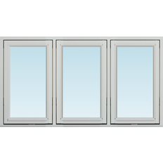 Svenska Fönster SF vridfönster  1480x880mm 3-luft, insida trä utsida trä, 3-glas  (15x9)