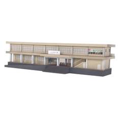 Advance N gauge concrete station building A 1027 diorama supplies 2-story