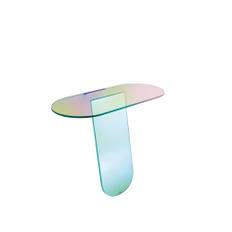 Glas Italia - SHI07 Shimmer Console table, Transparent glass - Konsolbord - Patricia Urquiola - Flerfärgad - Glas