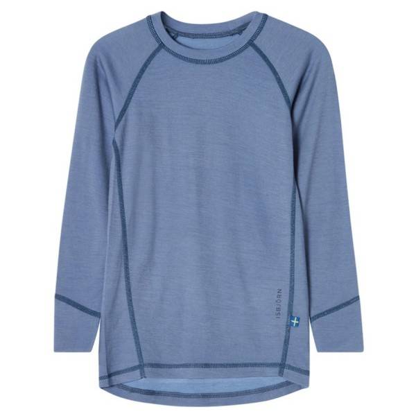 Isbjörn Kid's Husky Sweater Baselayer Underkläder merinoull Barn Storlek 86/92 Färg blå