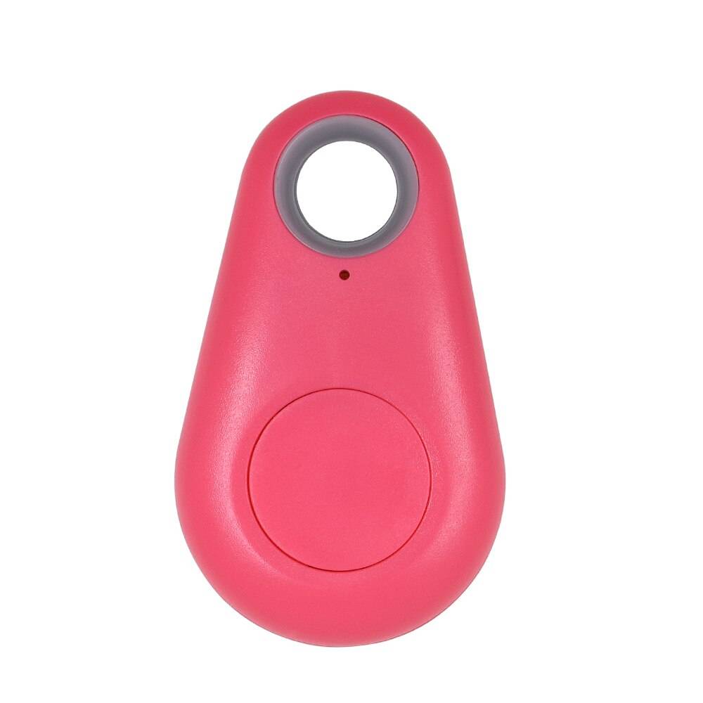 Tishric 2 st 4 st trådlös plånbok nyckelfinnare smart fjärrkontroll anti förlorad nyckelring bluetooth tracker tags keyfinder - 4 st-rosa