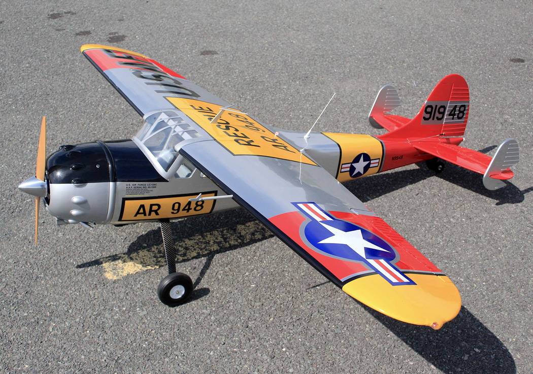 Seagull Cessna 195 USAF 229cm 35-50cc Gas ARF