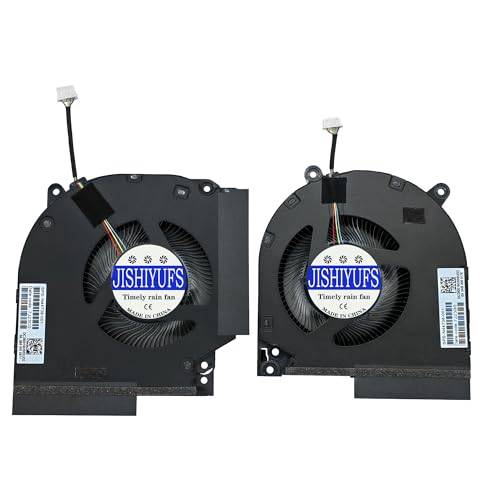 JISHIYUFS Ersättning ny CPU-kylfläkt för HP Gaming VICTUS 16-R TPN-C169 N44738-001 MG75091V1-C180-S9A MG75091V1-C190-S9A DC12V 9.60W