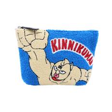 Cosmetic case pouch BLUE [Kinnikuman]