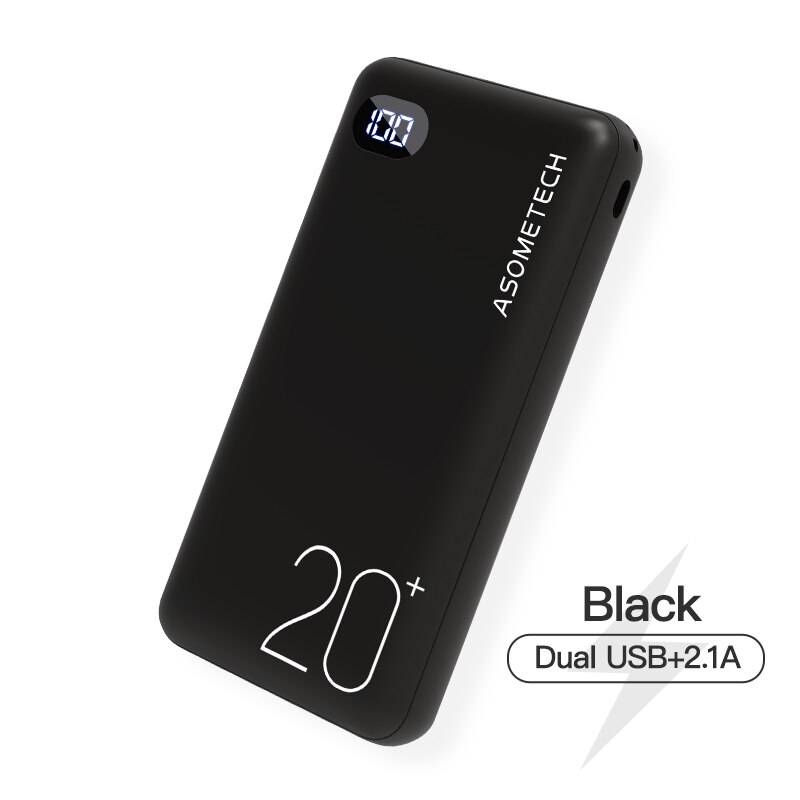 Powerbank 20000 mah bärbar laddare laddning poverbank mobiltelefon externt batteri powerbank 20000 mah för iphone xiaomi mi
