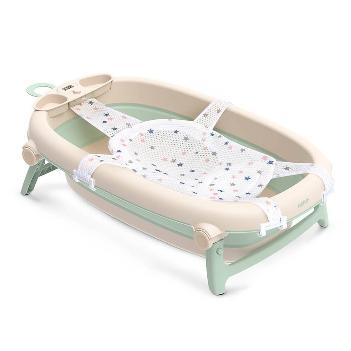 Badkar hopfällbart NENO Lucy, integrerad termometer, 0-30 kg