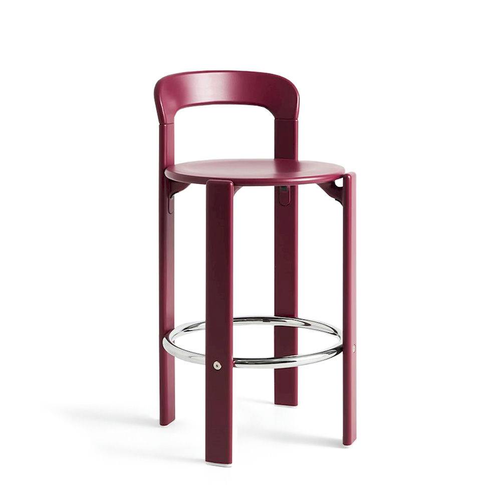HAY Rey Bar Stool Barstol H65 Grape Red
