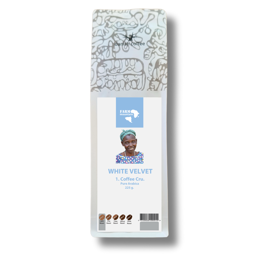 Farm Mountain - White Velvet, ristet-225 gram.
