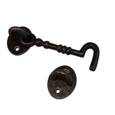 Kasthake/Hasp 100 mm obehandlad Gjutjärn