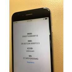 iPhone 6 64GB Space Grey (beg med gul skärm) (max iOS 12) |Som ny|