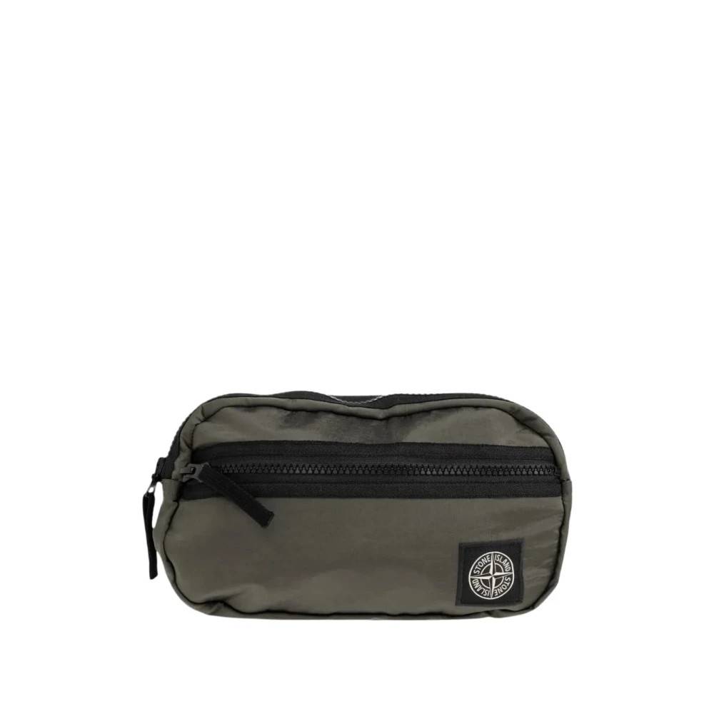 Stone Island Bæltetaske med justerbar rem - Tasker - Herre - Grøn - ONE SIZE - Nylon