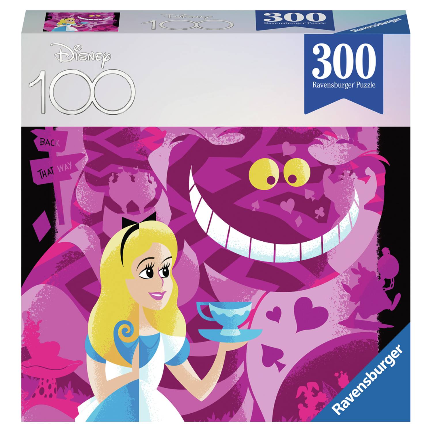 Barnpussel - Disney 100 års jubileum: Alice i Underlandet 300 Bitar