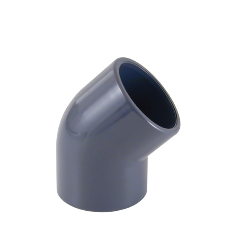 PVC vinkel 45°, 50 mm