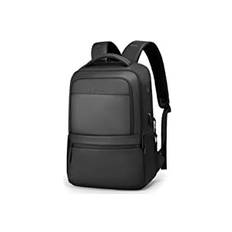 Mark Ryden Laptopryggsäck, skolryggsäck, 15,6 tum casual business dagryggsäck, reseryggsäck med USB-port, för högskola, resor, arbete, camping, män, kvinnor, svart, 35*25*10