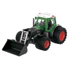 Vestergaard Group MX RC Constructions Traktor R/C med skovl fjernstyret – 2,4GHz, 3,7V Li‑Ion – Grøn