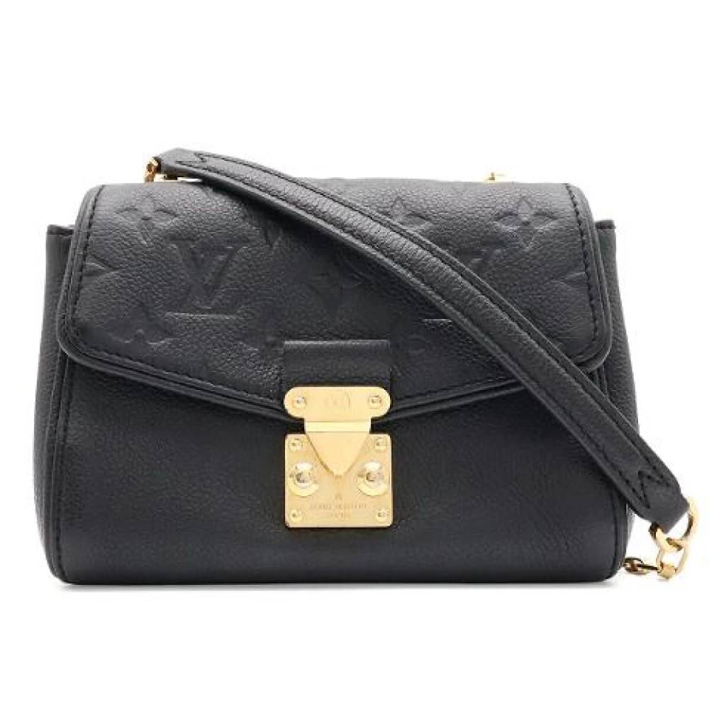 Louis Vuitton Vintage Pre-owned Saint Germain Monogram Empreinte Chain Shoulder Bag - Vintage - Dame - Sort - ONE SIZE - Uld