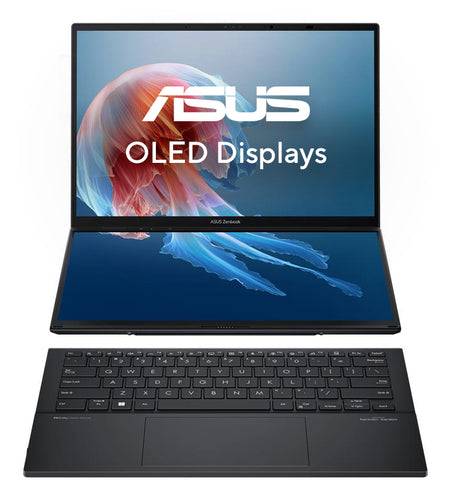 ASUS Zenbook Duo UX8406CA-QL331W – 14", 285H, 32 GB, 1 TB – Tysk Bærbar - Forventet levering: 7 hverdage