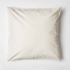 Belledorm 540 Thread Count Satin Stripe Continental Pillowcase - One Size / White