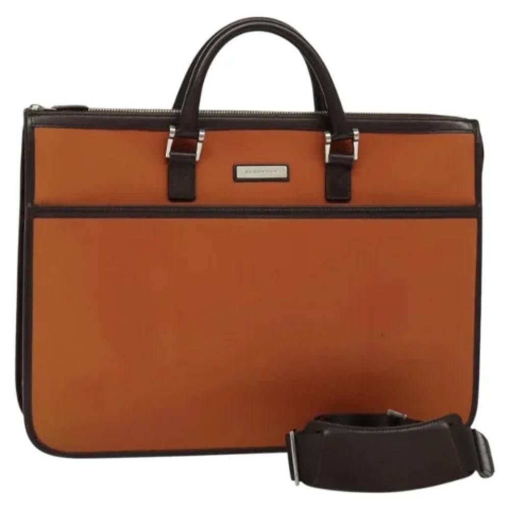 Burberry Vintage Pre-owned nylon hndtasker - Vintage - Dame - Brun - ONE SIZE - Nylon