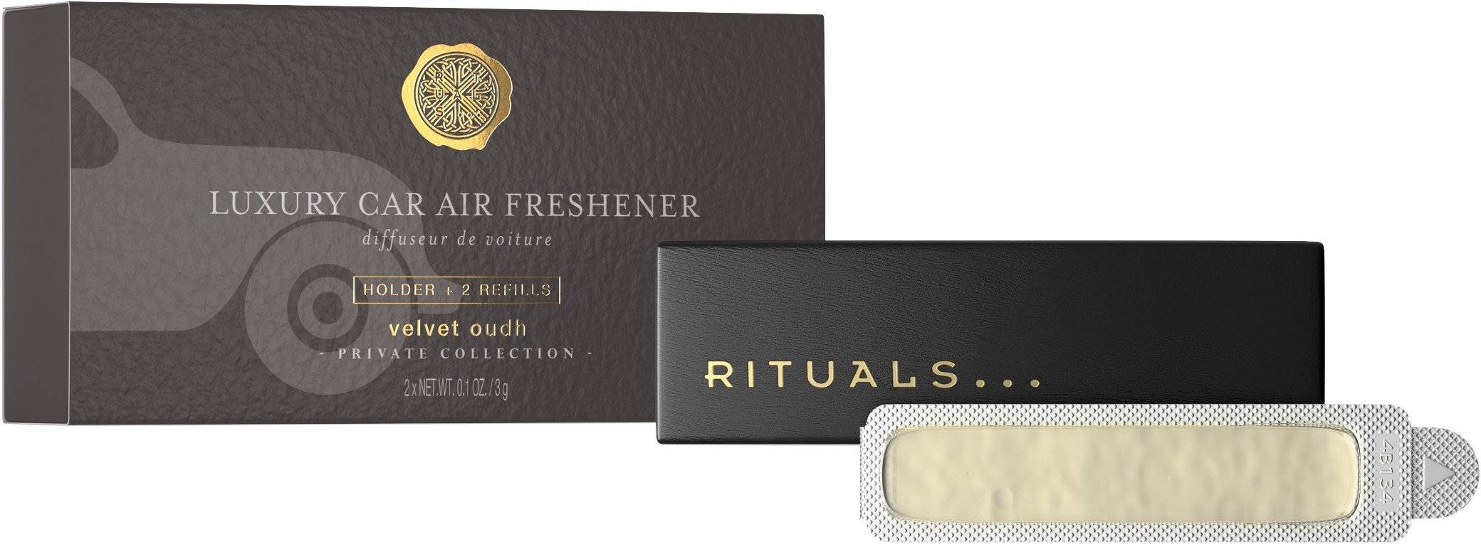 Rituals Velvet Oudh Car Air Freshener 0008 2x3 g - Diffusers Från Magasin (2x3 g)