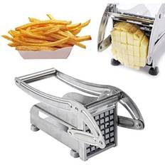 Manuel kartoffelskærer i rustfrit stål Pommes frites skive Kartoffelchips maskine