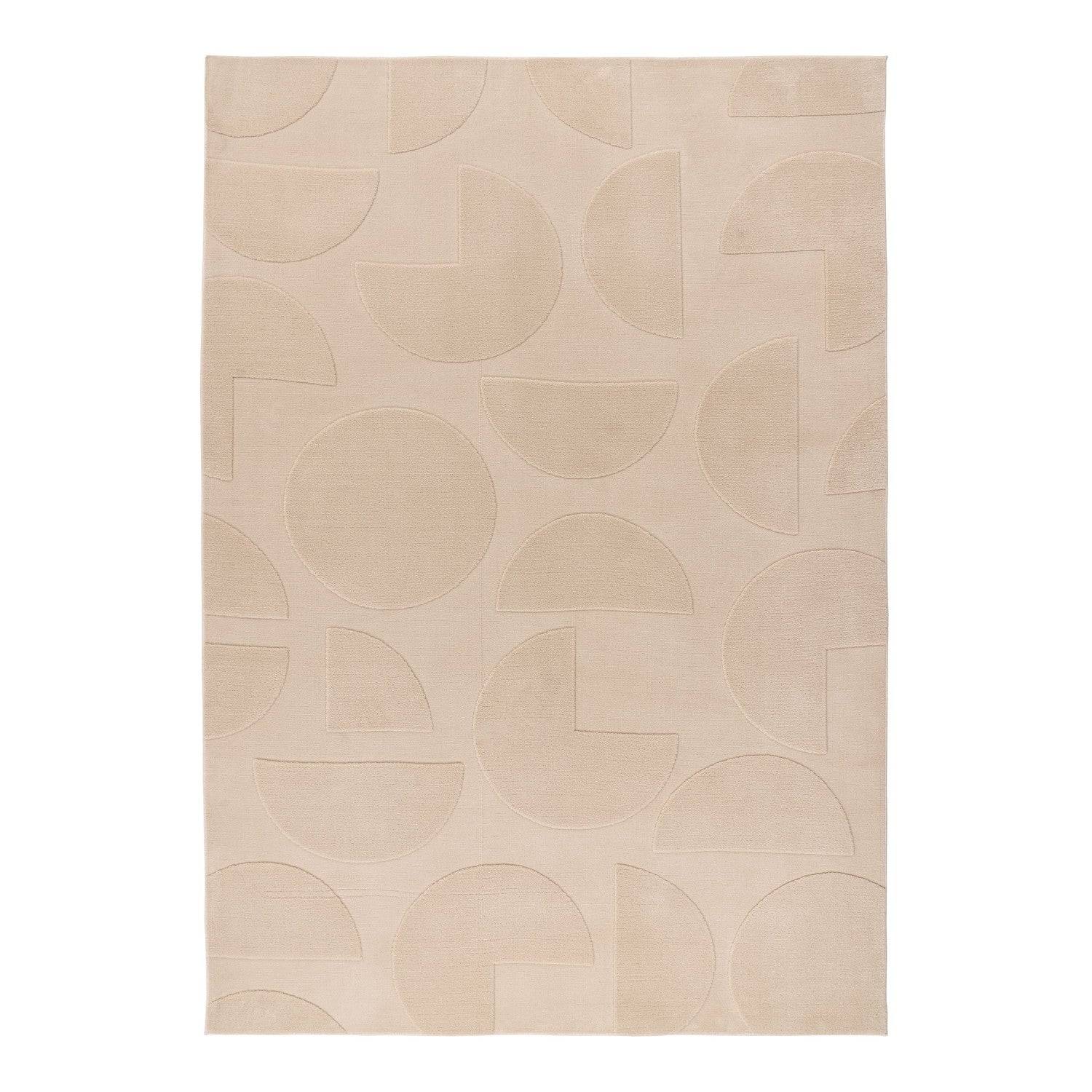 Niburi 425 Tæppe Med Kort Luv - 80 x 150 cm / Beige