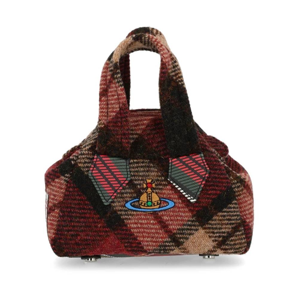 Vivienne Westwood Tweeduld Taske - Tasker - Dame - Flerfarvet - ONE SIZE - Uld