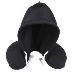 Travel Pillow Comfortable Portable Memory Foam U Shaped Airplane Car Head Neck PillowBlack svart