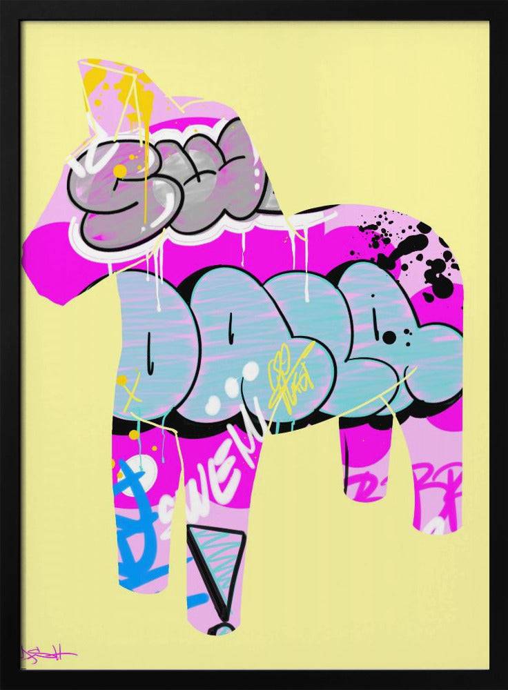 Dalahäst 12 - Poster / Art Print