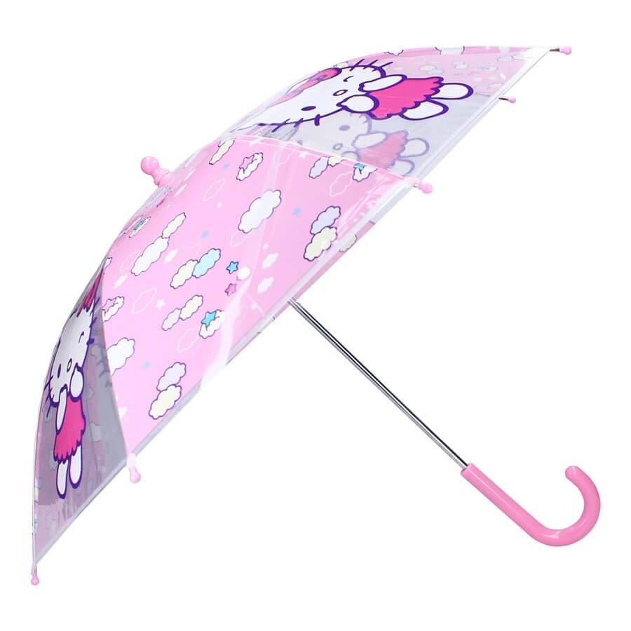 Hello Kitty Børneparaply Pink