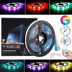 5v usb power led lampa strip ledde flexibelt ljus 12v smart strip band tejp hdtv tv stationär skärm bakgrundsbelysning bias ljus