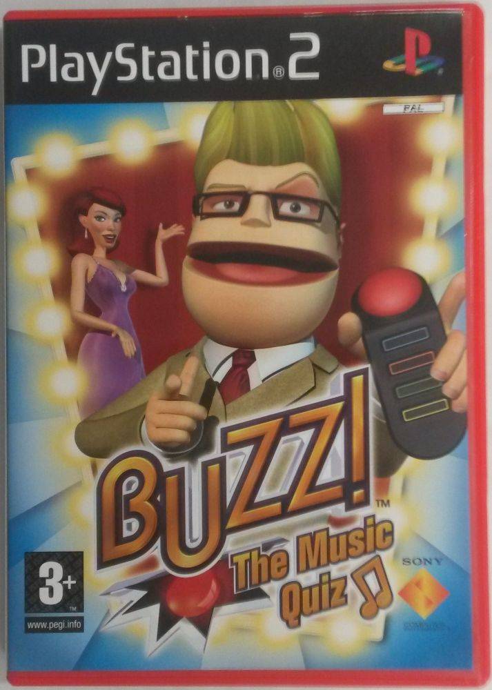 PS2 Buzz The Music quiz (svensk utgåva)
