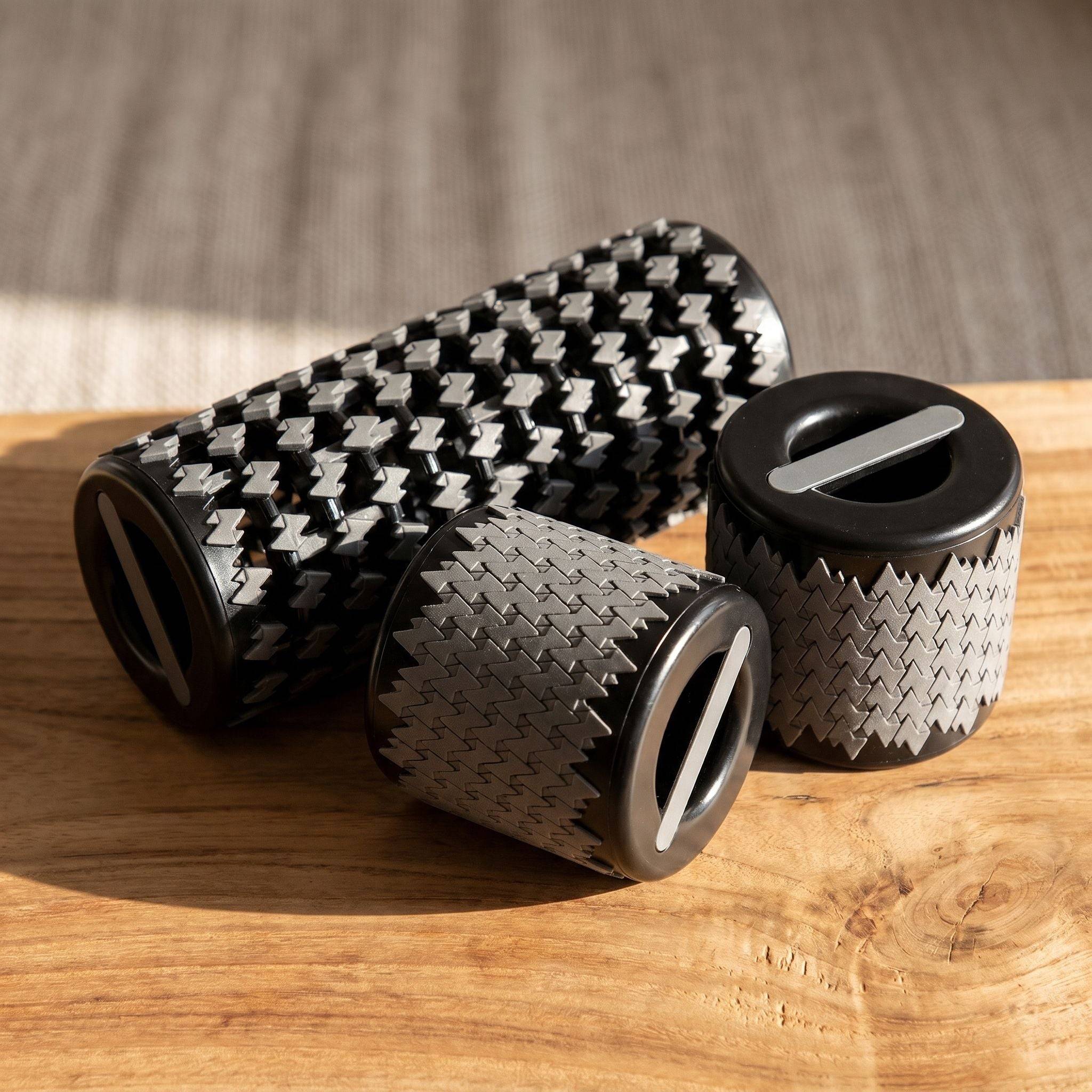 Telescopic Foam Roller - Black & Grey