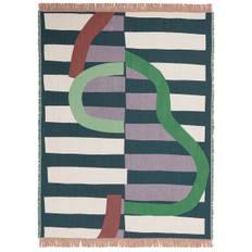 Marimekko Siirto Grön Pläd 140x180 Cm