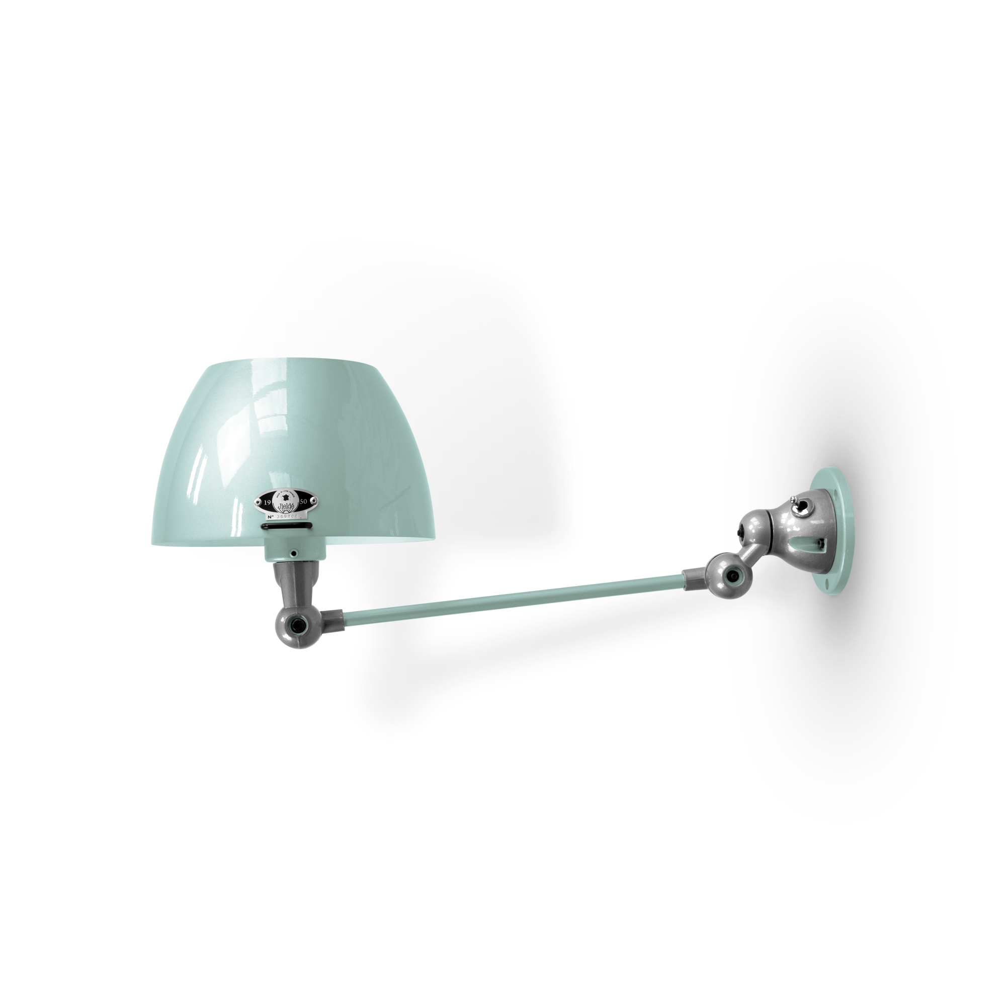 Aicler AIC301 væglampe fra Jieldé - Vespa green / Poleret/blank