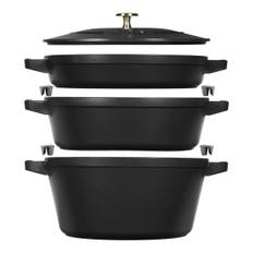 Kastrull Zwilling La Cocotte Svart Gjutjärn 1 Delar Ø 24 cm 1 kg 4,2 L (1 antal)