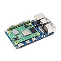 Waveshare CM4 to Pi 4B Expansion Board for Raspberry Pi, Alternative Solution for Raspberry Pi 4B, with 2GB RAM and 32GB Flash Memory eMMC