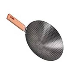 BESPORTBLE Campingwok Liten Wokpanna Stekpanna Köksförsörjning Wok För Spisar Traditionell Wok Matlagning Wok Vardagspanna Wokpanna För Gasspis Wok För Induktionsspis Kinesisk Wok Kökswok