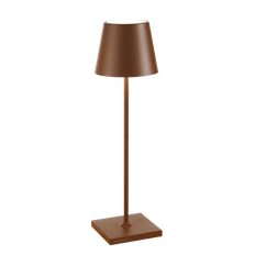 Poldina Pro batteridrevet bordlampe - Mørk grå