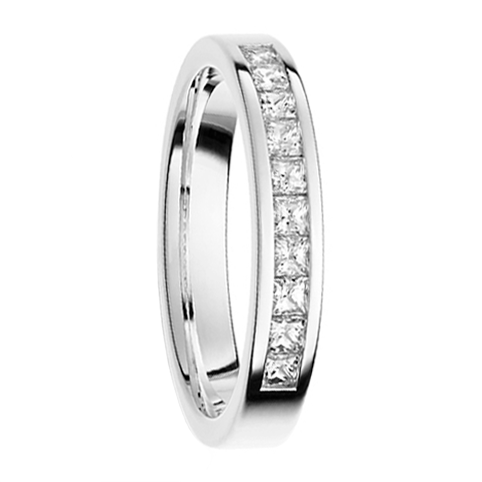 Diamantring i 18K guld, 59