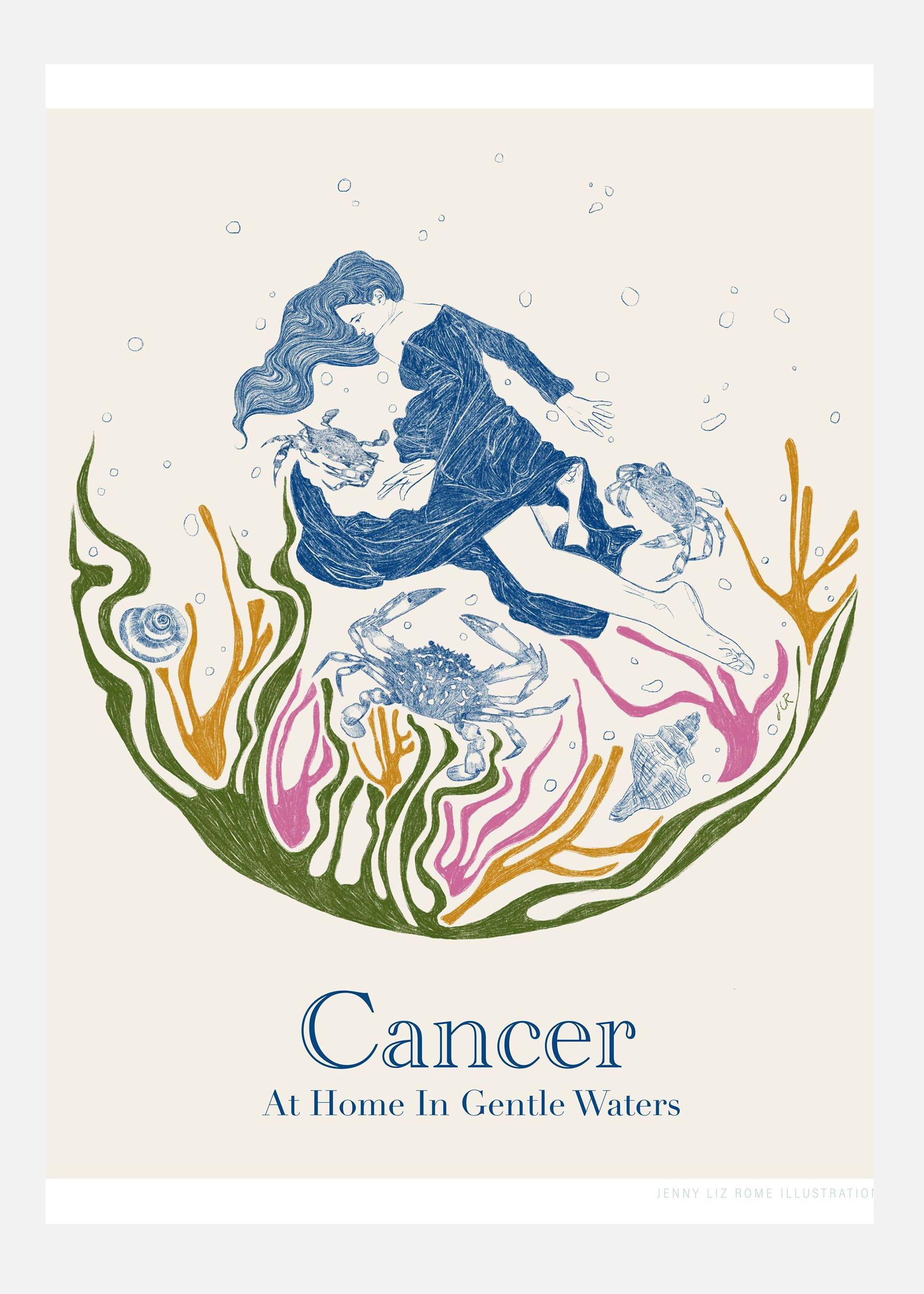 Jlr Cancer Copy Canvastavla (100x140 cm)