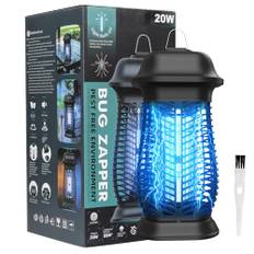 Oziral elektrisk mygglampa med insektsfälla, 20 W, 4 000 V, 1,5 m strömkabel och krok, lämplig för inomhusbruk