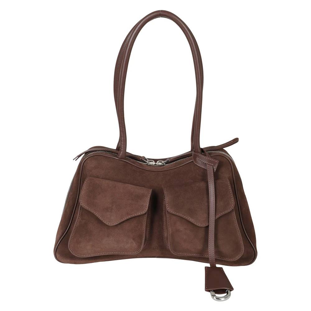 Biasia Skuldertaske - Tasker - Dame - Brun - ONE SIZE - Uld