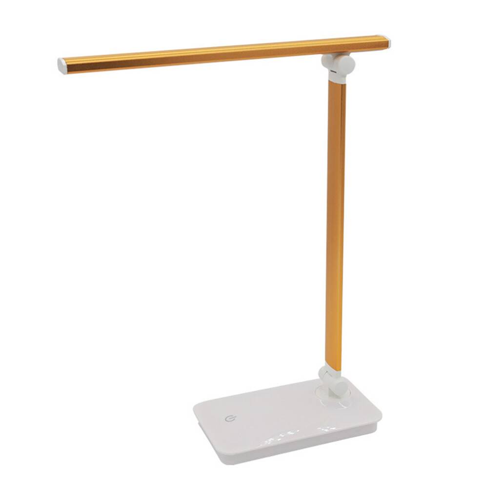 Smart skrivebordslampe, berøringsstyring, hukommelsesfunktion, øjenvenligt LED-panel, justerbare lysmuligheder til arbejde og studier, foldbart
