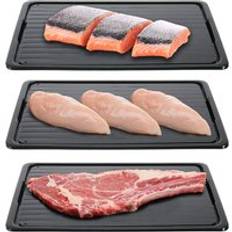 Snabb avfrostningsbricka planche avkongelering tina mat kött frukt snabb avfrostning tallrik bräda avfrostningsbricka kök prylar