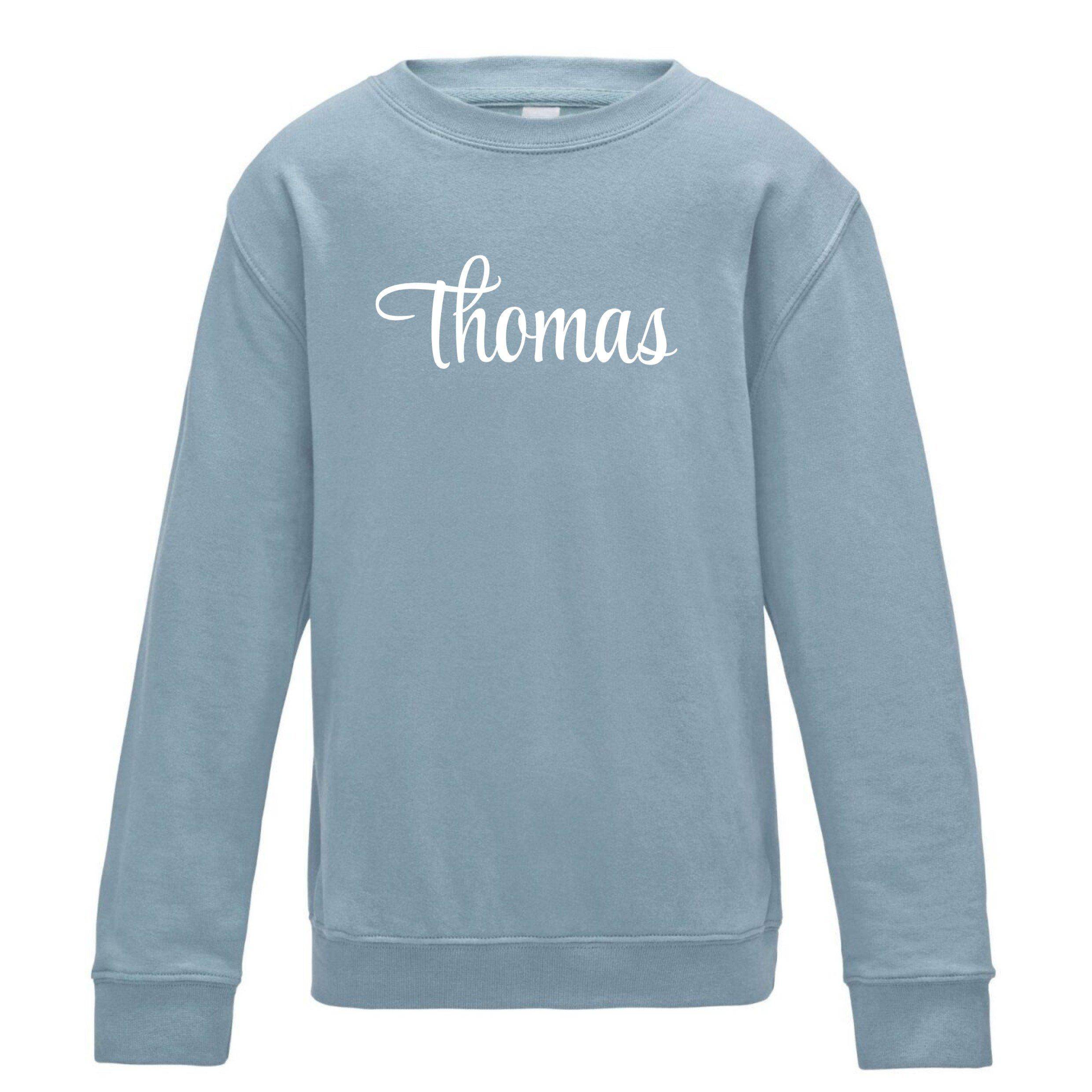 Awd Unisex Kids' Cotton Long Sleeve Crew Sweatshirt