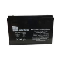 Solorderbatteri AGM 100Ah