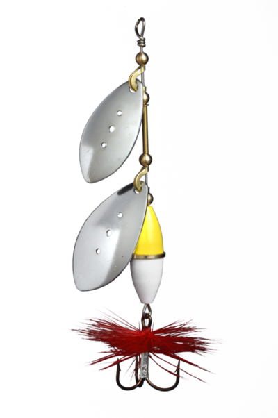 Wipp Myranspinnare Dubbelsked 12gr (Skedfärg: Svart)