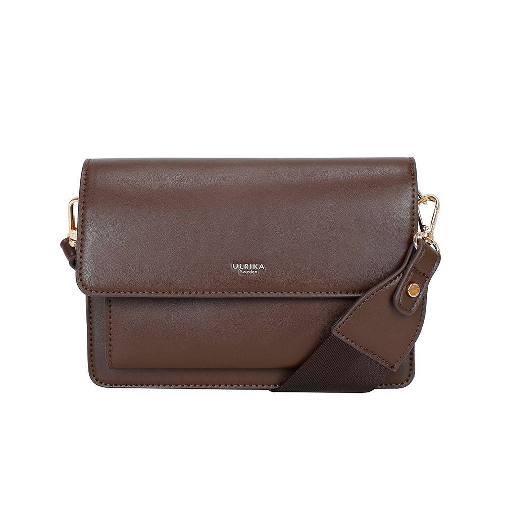 Ulrika Design Minimalism Handväska 22cm, Brun