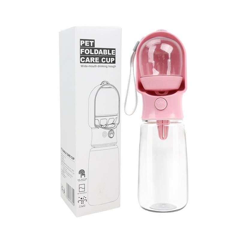 Dog Water Bottle with Storage Food and Water Container for Puppy Portable Pet Water Bowl for Dog Water Dispenser Dog Water Bowl 350ml